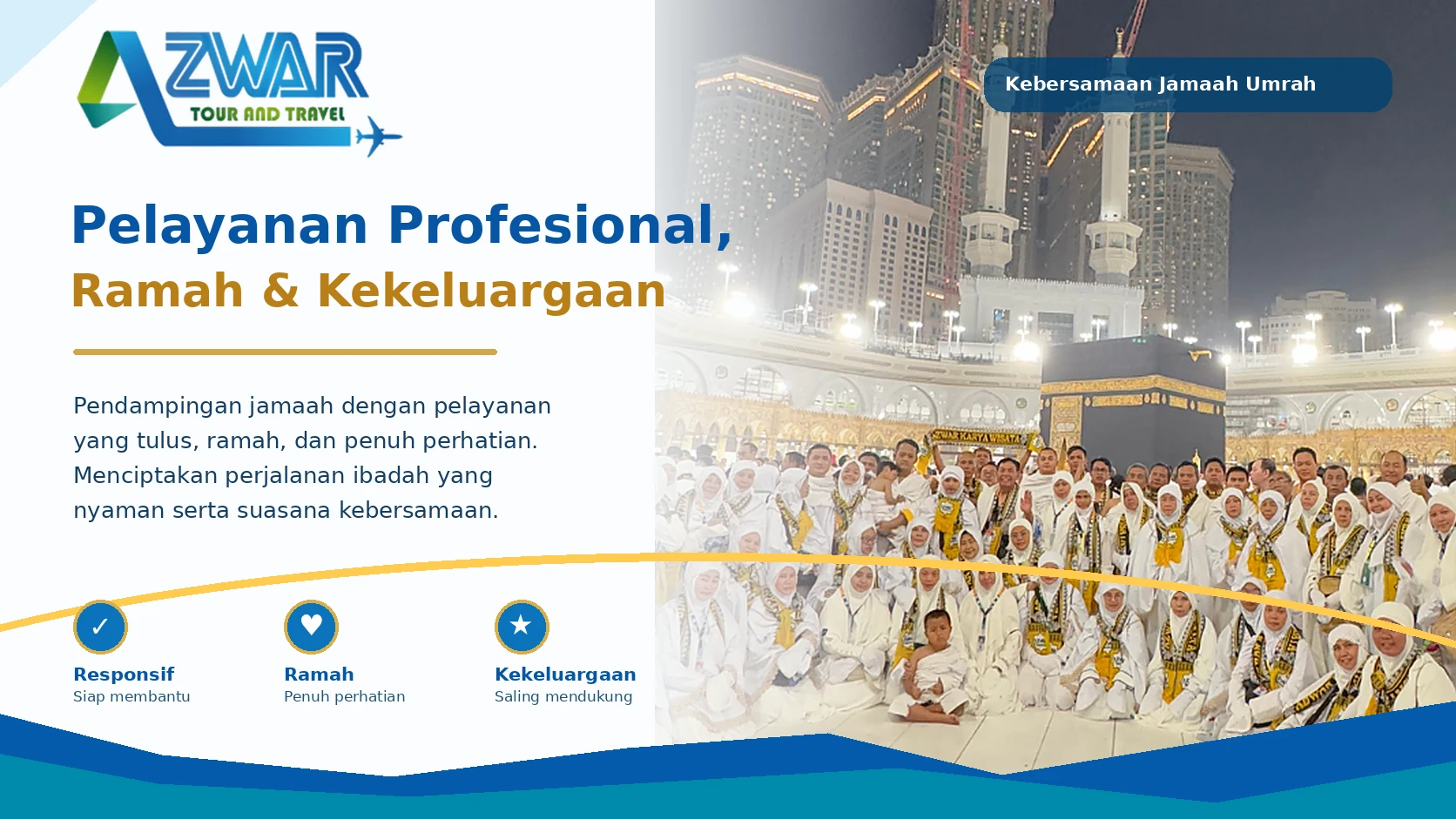 Pelayanan Profesional, Ramah & Kekeluargaan — PT Azwar Karya Wisata